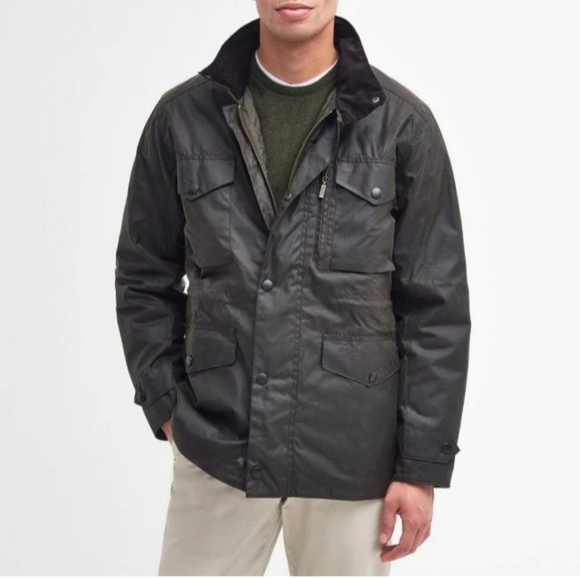 NIB - Rare Brown Barbour Sapper Wax Jacket - Small - brown - NEVER BEEN WORN - Picture 3 of 11